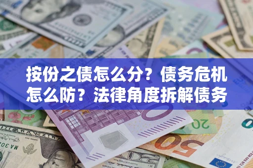 济南按份之债怎么分？债务危机怎么防？法律角度拆解债务分配与风险自保指南