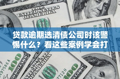 济南贷款逾期选清债公司时该警惕什么？看这些案例学会打翻身仗