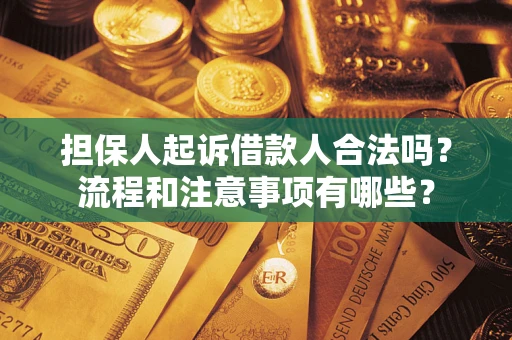 济南担保人起诉借款人合法吗？流程和注意事项有哪些？