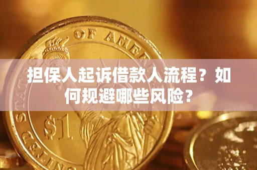 济南担保人起诉借款人流程？如何规避哪些风险？