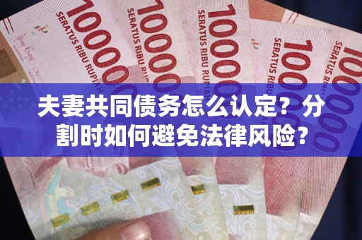 济南夫妻共同债务怎么认定？分割时如何避免法律风险？
